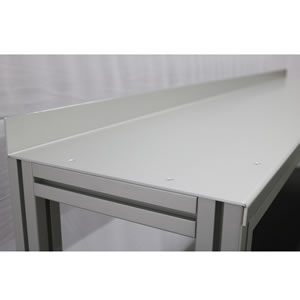 T-slotted Aluminum Table With Bent Sheet Metal Top